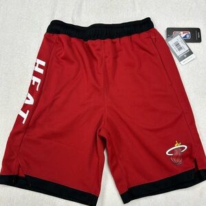 NBA Miami Heat Red Athletic Youth Large Shorts